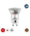 GloboStar® 76009 Σποτ LED GU10 MR11 4W 300lm 120° AC 85-265V με Λευκό Γαλακτερό Γυαλί Κόκκινο - 2 Χρόνια Εγγύηση